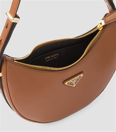 brown prada shoulder bag